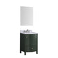 Legion Furniture WT9309-24-VG-PVC Legion Furniture WT9309-24-VG-PVC 24" Vogue Green Bathroom Vanity - PVC