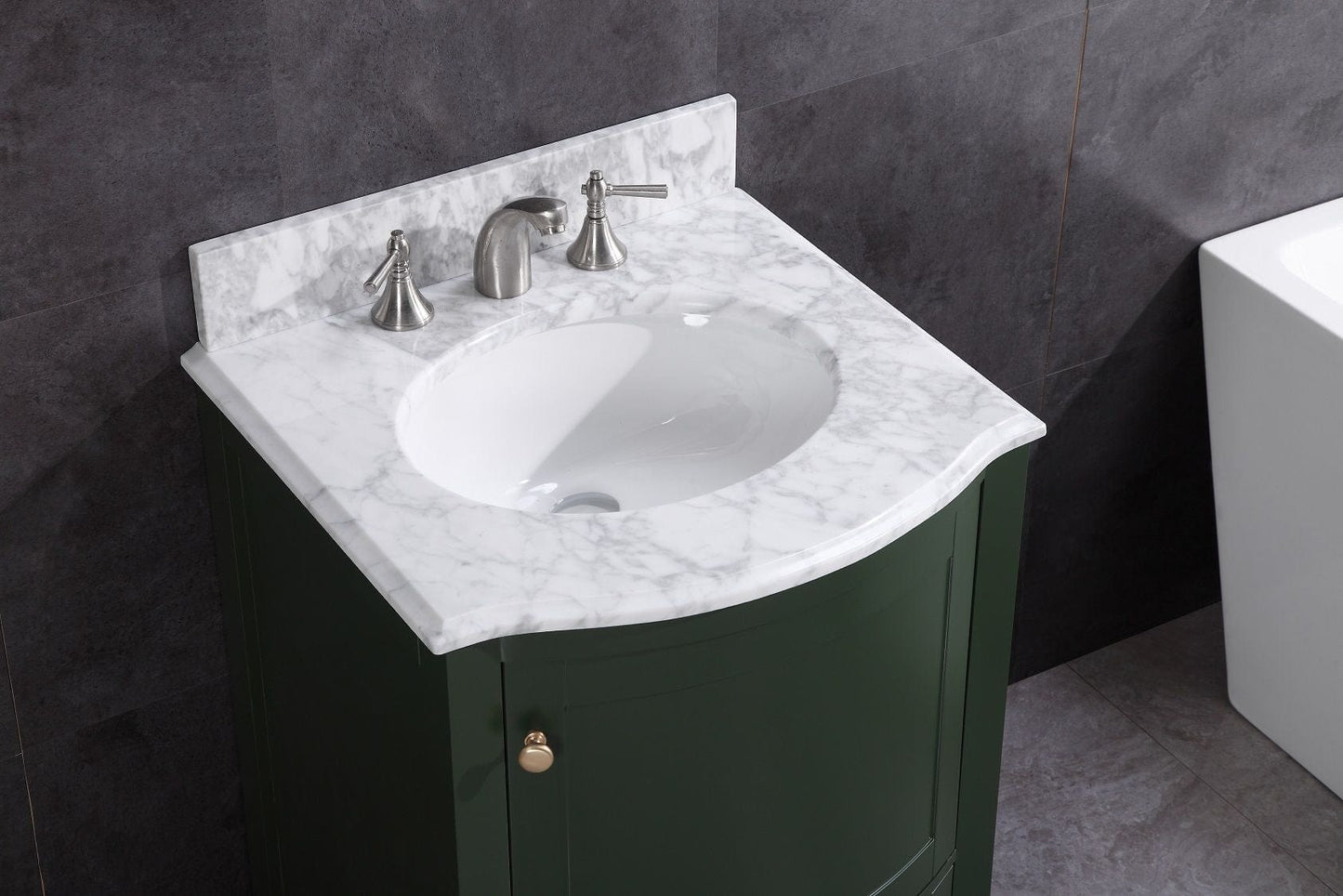 Legion Furniture WT9309-24-VG-PVC Legion Furniture WT9309-24-VG-PVC 24" Vogue Green Bathroom Vanity - PVC