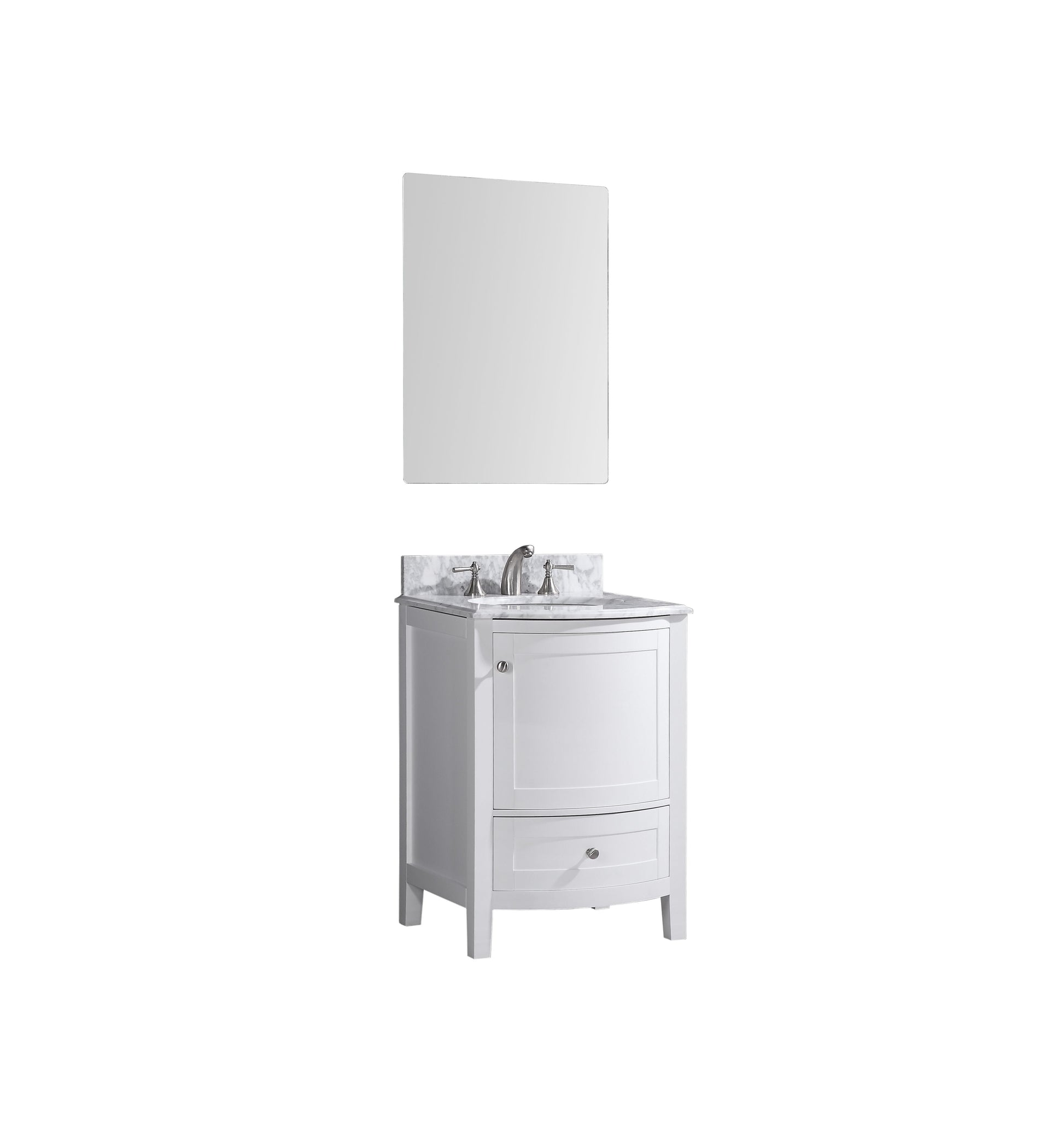 Legion Furniture WT9309-24-W-PVC Legion Furniture WT9309-24-W-PVC 24" White Bathroom Vanity - PVC