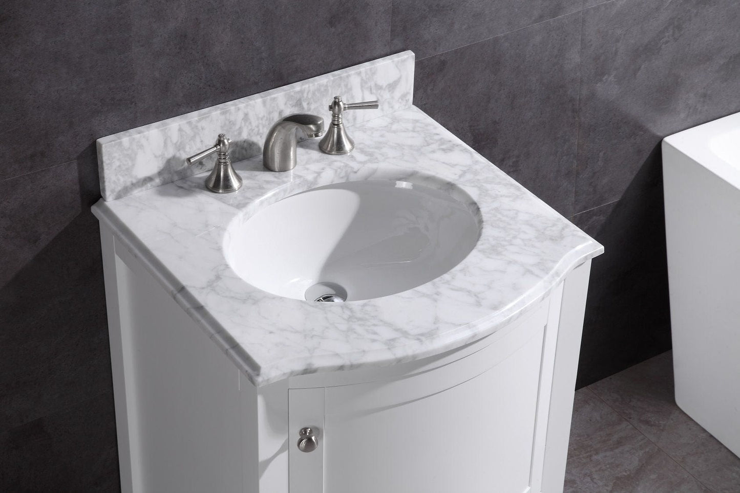 Legion Furniture WT9309-24-W-PVC Legion Furniture WT9309-24-W-PVC 24" White Bathroom Vanity - PVC