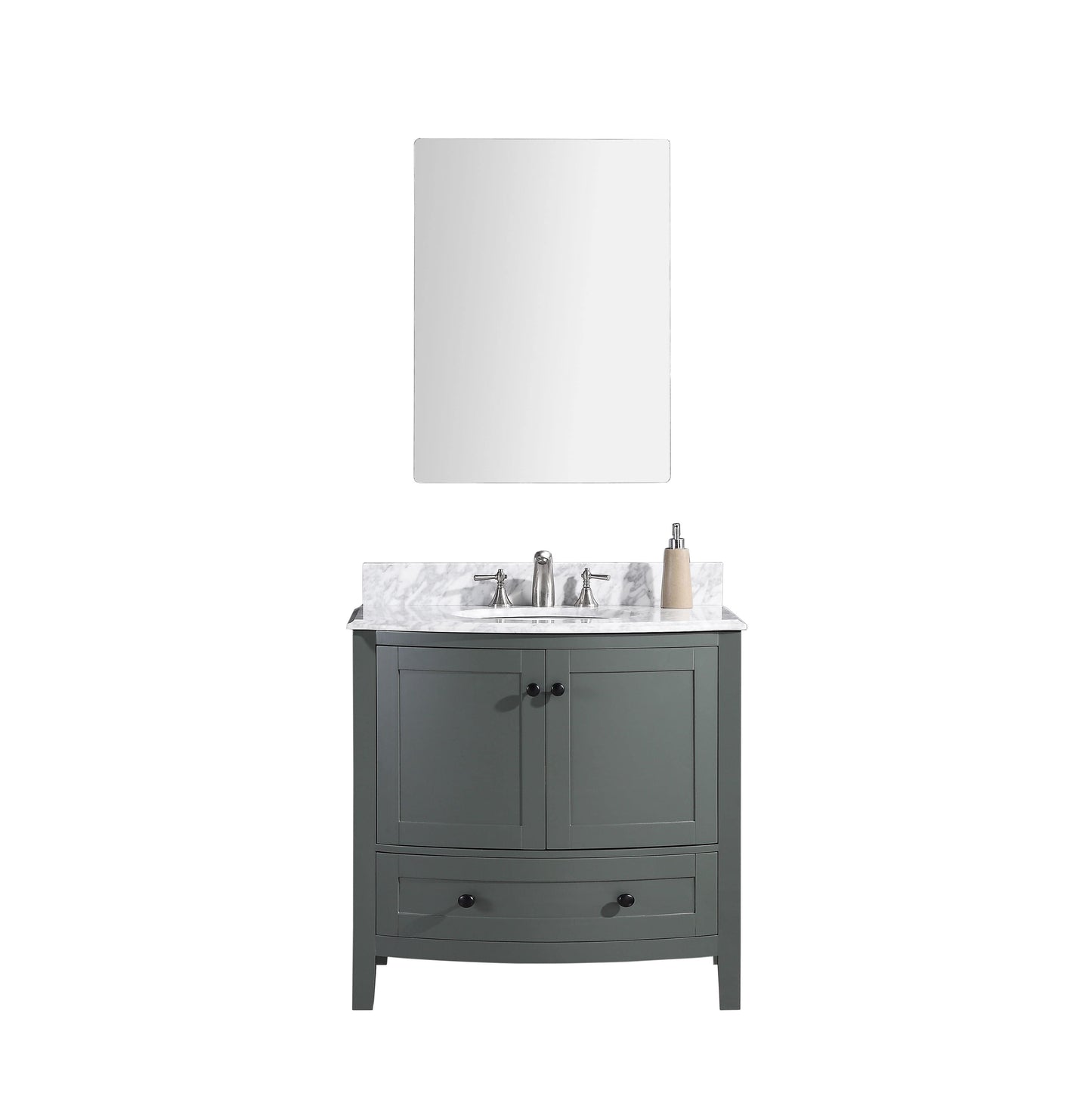 Legion Furniture WT9309-36-PG-PVC Legion Furniture WT9309-36-PG-PVC 36" Pewter Green Bathroom Vanity - PVC