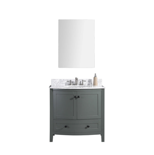 Legion Furniture WT9309-36-PG-PVC Legion Furniture WT9309-36-PG-PVC 36 Pewter Green Bathroom Vanity - PVC