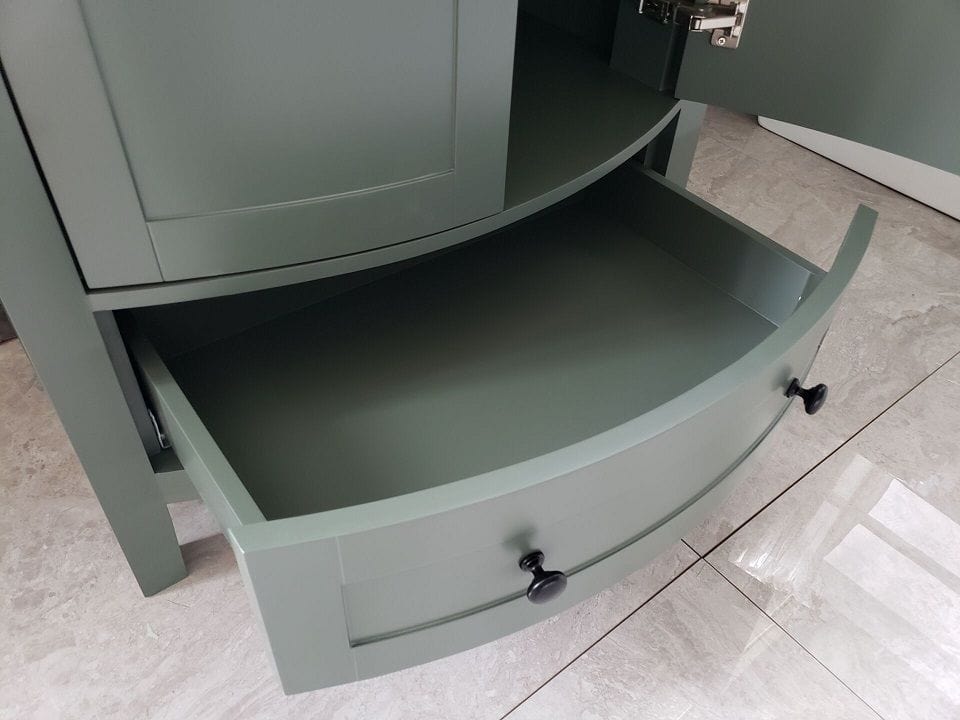 Legion Furniture WT9309-36-PG-PVC Legion Furniture WT9309-36-PG-PVC 36" Pewter Green Bathroom Vanity - PVC