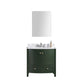 Legion Furniture WT9309-36-VG-PVC Legion Furniture WT9309-36-VG-PVC 36" Vogue Green Bathroom Vanity - PVC