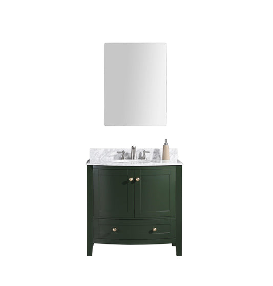 Legion Furniture WT9309-36-VG-PVC Legion Furniture WT9309-36-VG-PVC 36" Vogue Green Bathroom Vanity - PVC