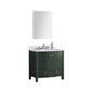 Legion Furniture WT9309-36-VG-PVC Legion Furniture WT9309-36-VG-PVC 36" Vogue Green Bathroom Vanity - PVC