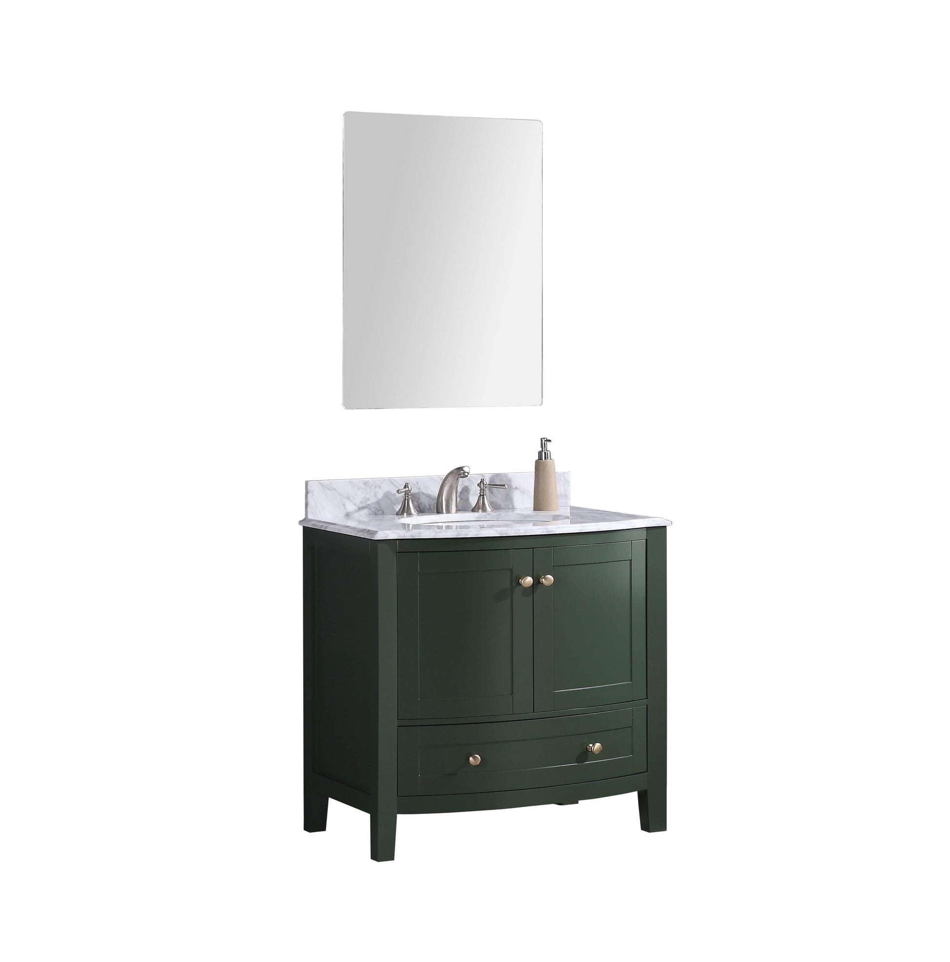 Legion Furniture WT9309-36-VG-PVC Legion Furniture WT9309-36-VG-PVC 36" Vogue Green Bathroom Vanity - PVC