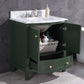 Legion Furniture WT9309-36-VG-PVC Legion Furniture WT9309-36-VG-PVC 36" Vogue Green Bathroom Vanity - PVC