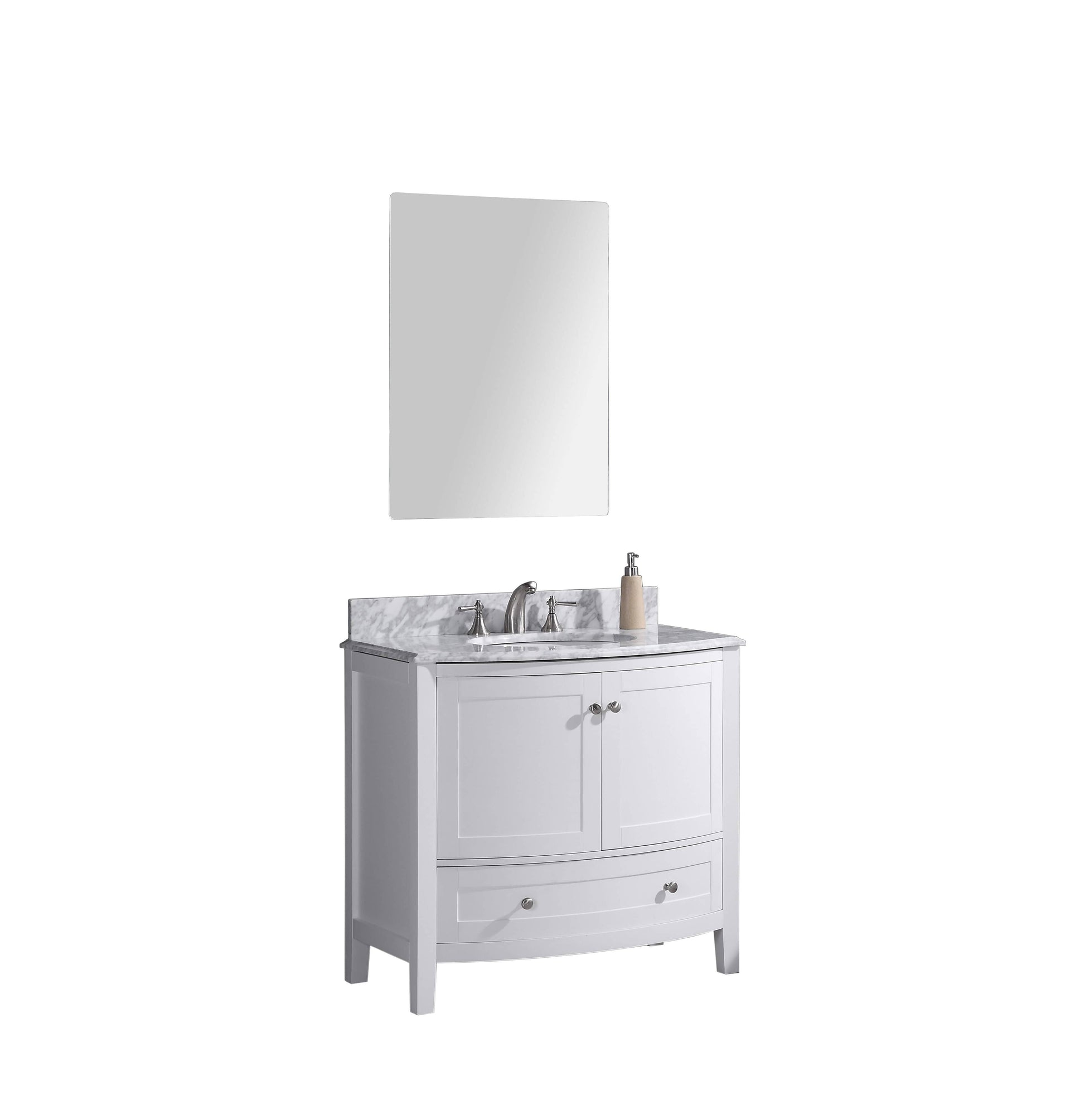 Legion Furniture WT9309-36-W-PVC Legion Furniture WT9309-36-W-PVC 36" White Bathroom Vanity - PVC