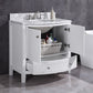 Legion Furniture WT9309-36-W-PVC Legion Furniture WT9309-36-W-PVC 36" White Bathroom Vanity - PVC