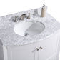 Legion Furniture WT9309-36-W-PVC Legion Furniture WT9309-36-W-PVC 36" White Bathroom Vanity - PVC