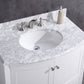 Legion Furniture WT9309-36-W-PVC Legion Furniture WT9309-36-W-PVC 36" White Bathroom Vanity - PVC