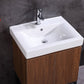 Legion Furniture WT9324-24-PVC Legion Furniture WT9324-24-PVC 24" Bathroom Vanity with Mirror and Side Cabinet - PVC