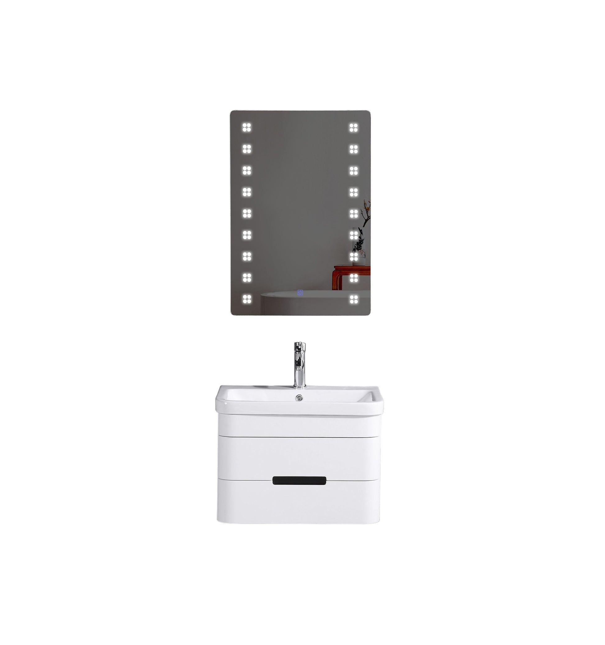 Legion Furniture WT9328-24-PVC Legion Furniture WT9328-24-PVC 24" Bathroom Vanity with LED Mirror - PVC