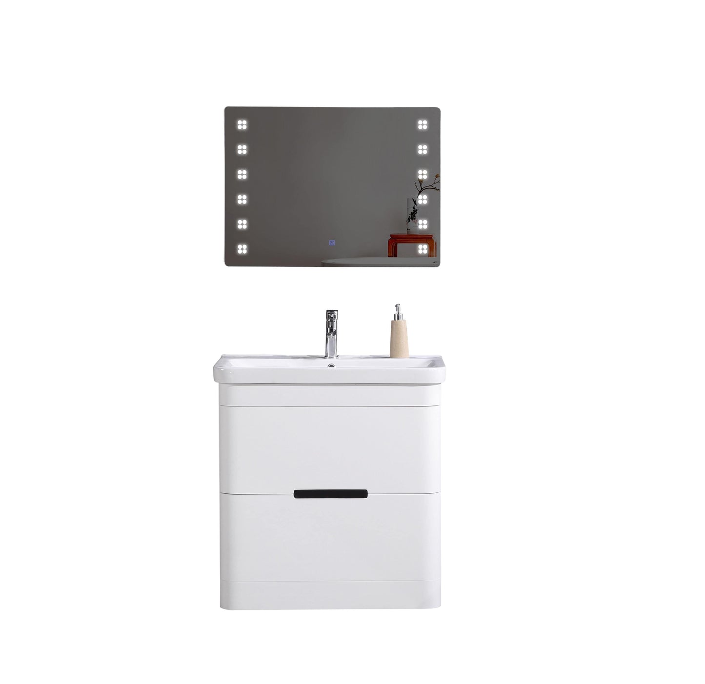 Legion Furniture WT9329-32-PVC Legion Furniture WT9329-32-PVC 32" Bathroom Vanity with LED Mirror - PVC