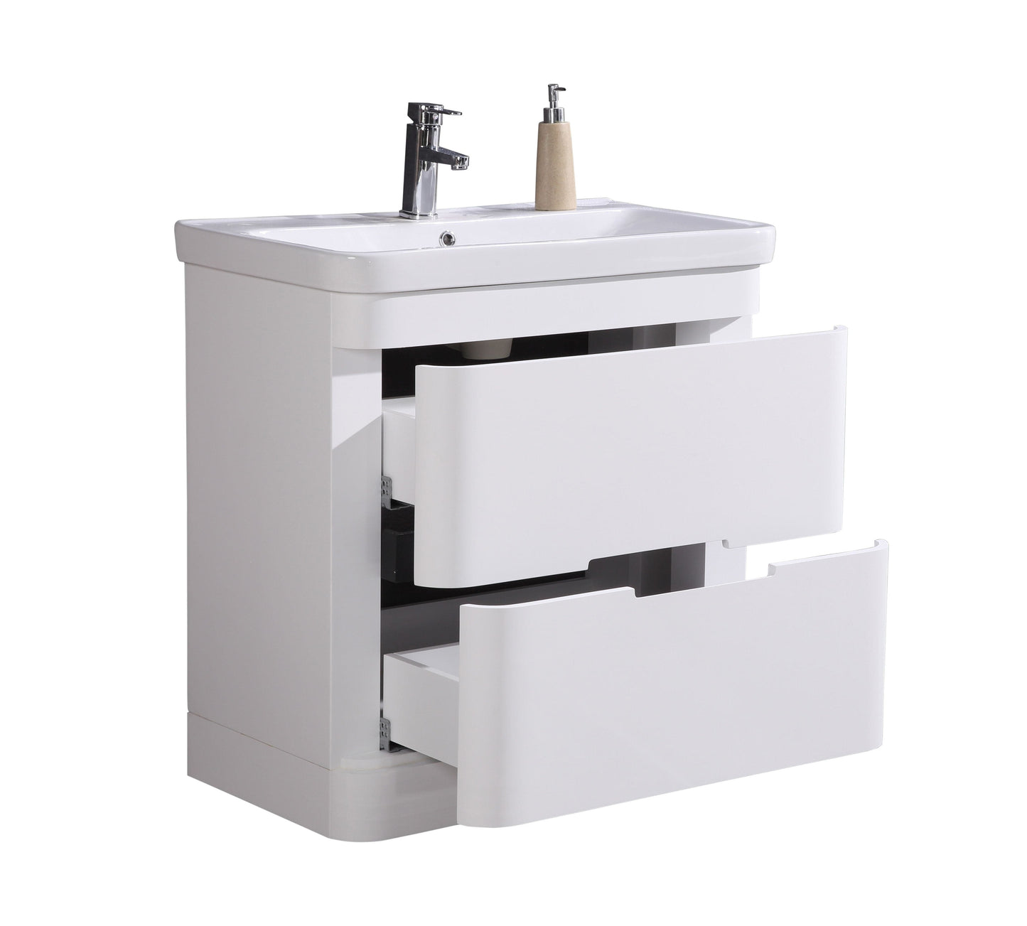 Legion Furniture WT9329-32-PVC Legion Furniture WT9329-32-PVC 32" Bathroom Vanity with LED Mirror - PVC