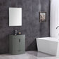 Legion Furniture WTM8130-24-PG-PVC Legion Furniture WTM8130-24-PG-PVC 24" Pewter Green Bathroom Vanity - PVC