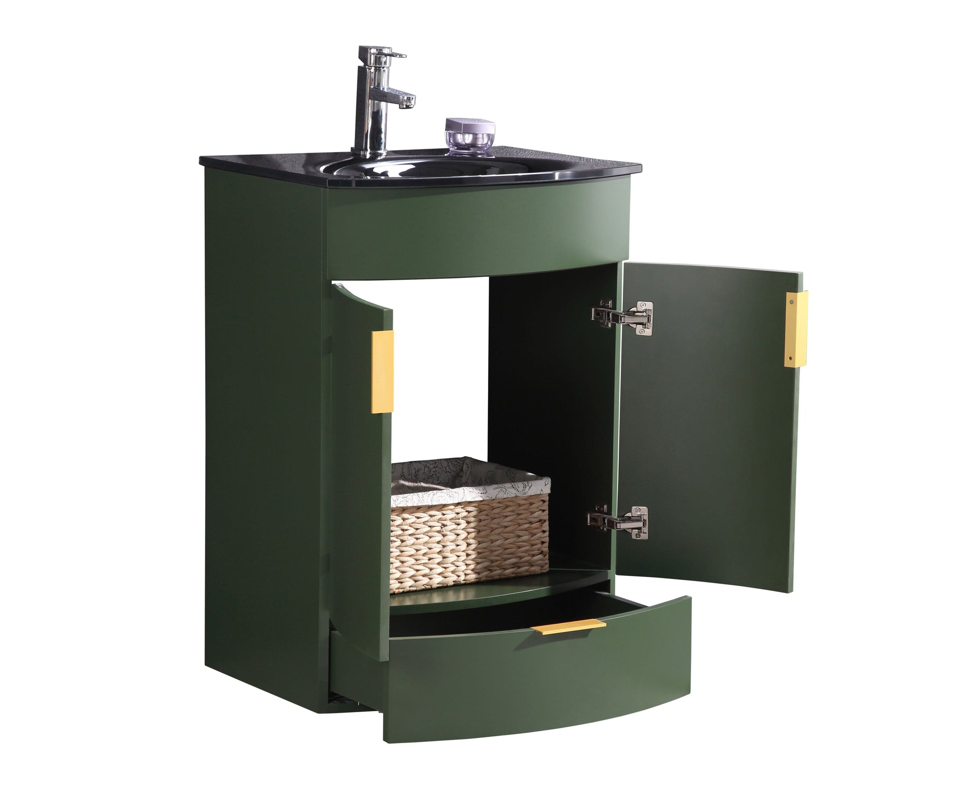 Legion Furniture WTM8130-24-VG-PVC Legion Furniture WTM8130-24-VG-PVC 24" Vogue Green Bathroom Vanity - PVC