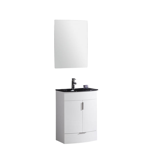 Legion Furniture WTM8130-24-W-PVC Legion Furniture WTM8130-24-W-PVC 24" White Bathroom Vanity - PVC