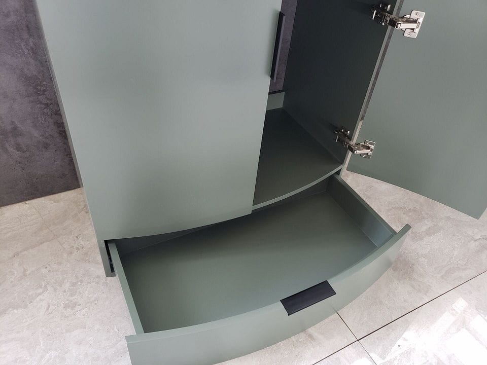 Legion Furniture WTM8130-30-PG-PVC Legion Furniture WTM8130-30-PG-PVC 30" Pewter Green Bathroom Vanity - PVC