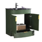 Legion Furniture WTM8130-30-VG-PVC Legion Furniture WTM8130-30-VG-PVC 30" Vogue Green Bathroom Vanity - PVC