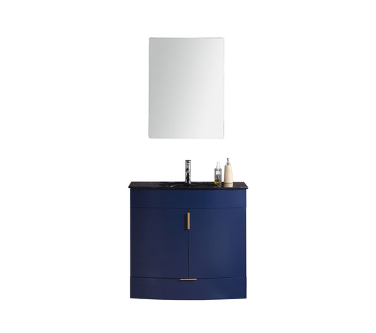 Legion Furniture WTM8130-36-B-PVC Legion Furniture WTM8130-36-B-PVC 36" Blue Bathroom Vanity - PVC