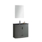 Legion Furniture WTM8130-36-PG-PVC Legion Furniture WTM8130-36-PG-PVC 36" Pewter Green Bathroom Vanity - PVC