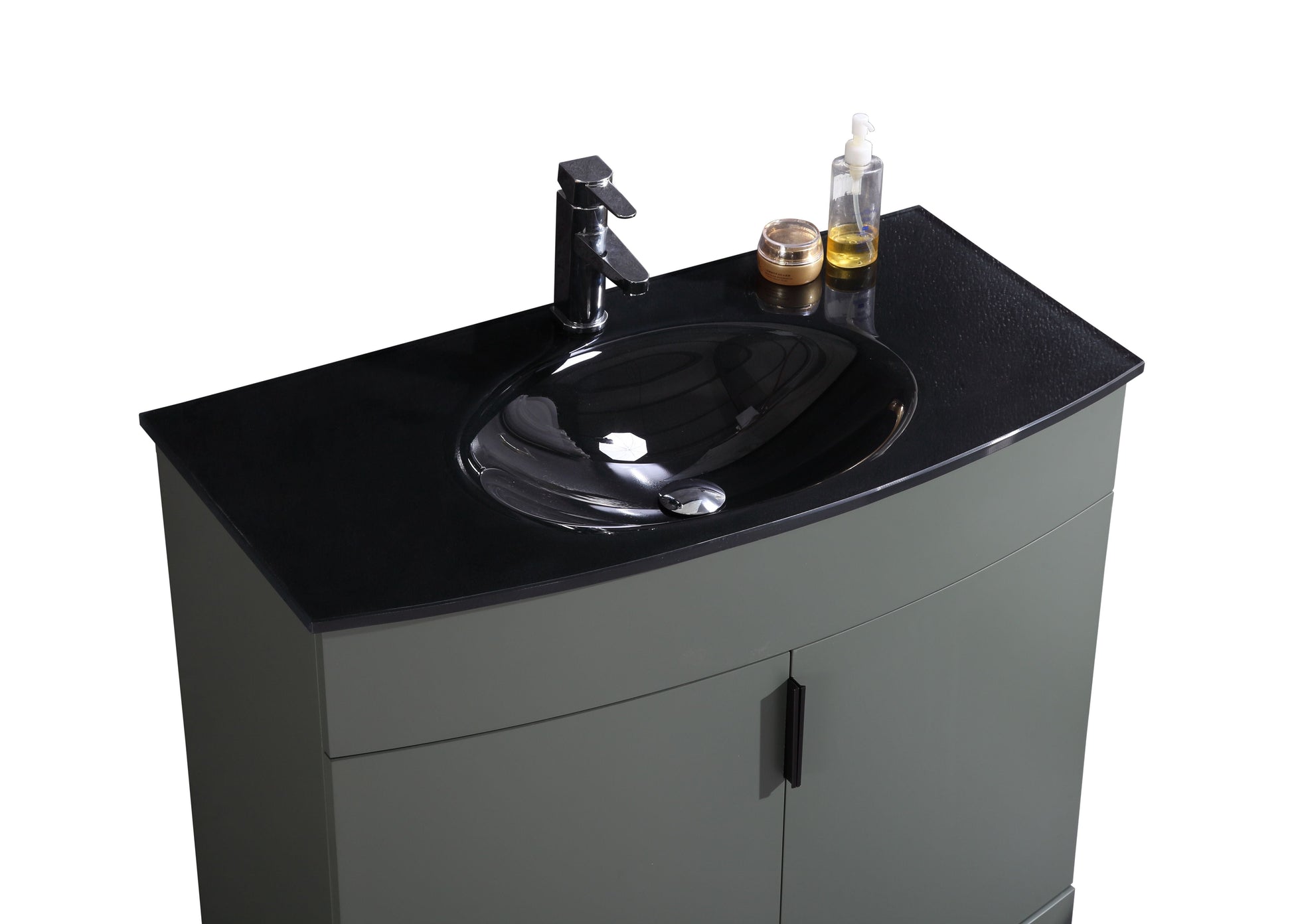 Legion Furniture WTM8130-36-PG-PVC Legion Furniture WTM8130-36-PG-PVC 36" Pewter Green Bathroom Vanity - PVC