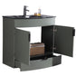 Legion Furniture WTM8130-36-PG-PVC Legion Furniture WTM8130-36-PG-PVC 36" Pewter Green Bathroom Vanity - PVC