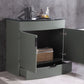 Legion Furniture WTM8130-36-PG-PVC Legion Furniture WTM8130-36-PG-PVC 36" Pewter Green Bathroom Vanity - PVC