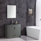 Legion Furniture WTM8130-36-PG-PVC Legion Furniture WTM8130-36-PG-PVC 36" Pewter Green Bathroom Vanity - PVC