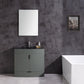 Legion Furniture WTM8130-36-PG-PVC Legion Furniture WTM8130-36-PG-PVC 36" Pewter Green Bathroom Vanity - PVC