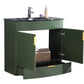 Legion Furniture WTM8130-36-VG-PVC Legion Furniture WTM8130-36-VG-PVC 36" Vogue Green Bathroom Vanity - PVC