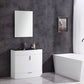 Legion Furniture WTM8130-36-W-PVC Legion Furniture WTM8130-36-W-PVC 36" White Bathroom Vanity - PVC