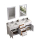 Legion Furniture WV2272-W Legion Furniture WV2272-W 72" White Finish Sink Vanity Cabinet with Carrara White Top