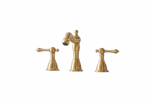 Legion Furniture ZL20518-G Legion Furniture ZL20518-G 8" UPC Widespread Faucet with Drain - Brushed Gold