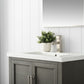 30 Inch Single Sink Bathroom Vanity in Gray with Ceramic Sink and Countertop - Vanity Art VA5030-SG