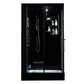 Maya Bath MB-207 Lucca - Black - Left (207)