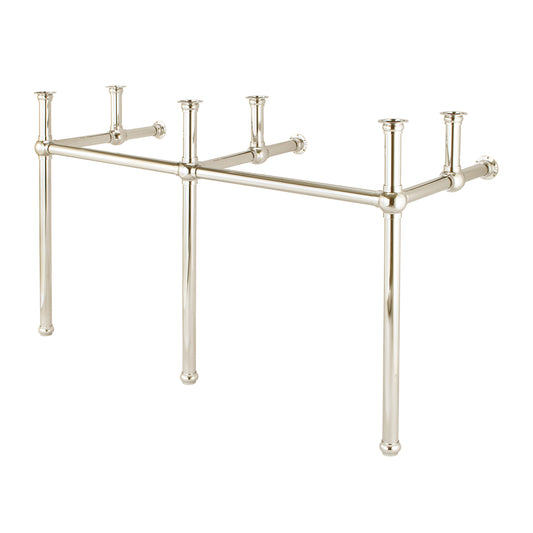 EMBASSY 60"W x 34"H  Double Washstand Only, in Polished Nickel Finish