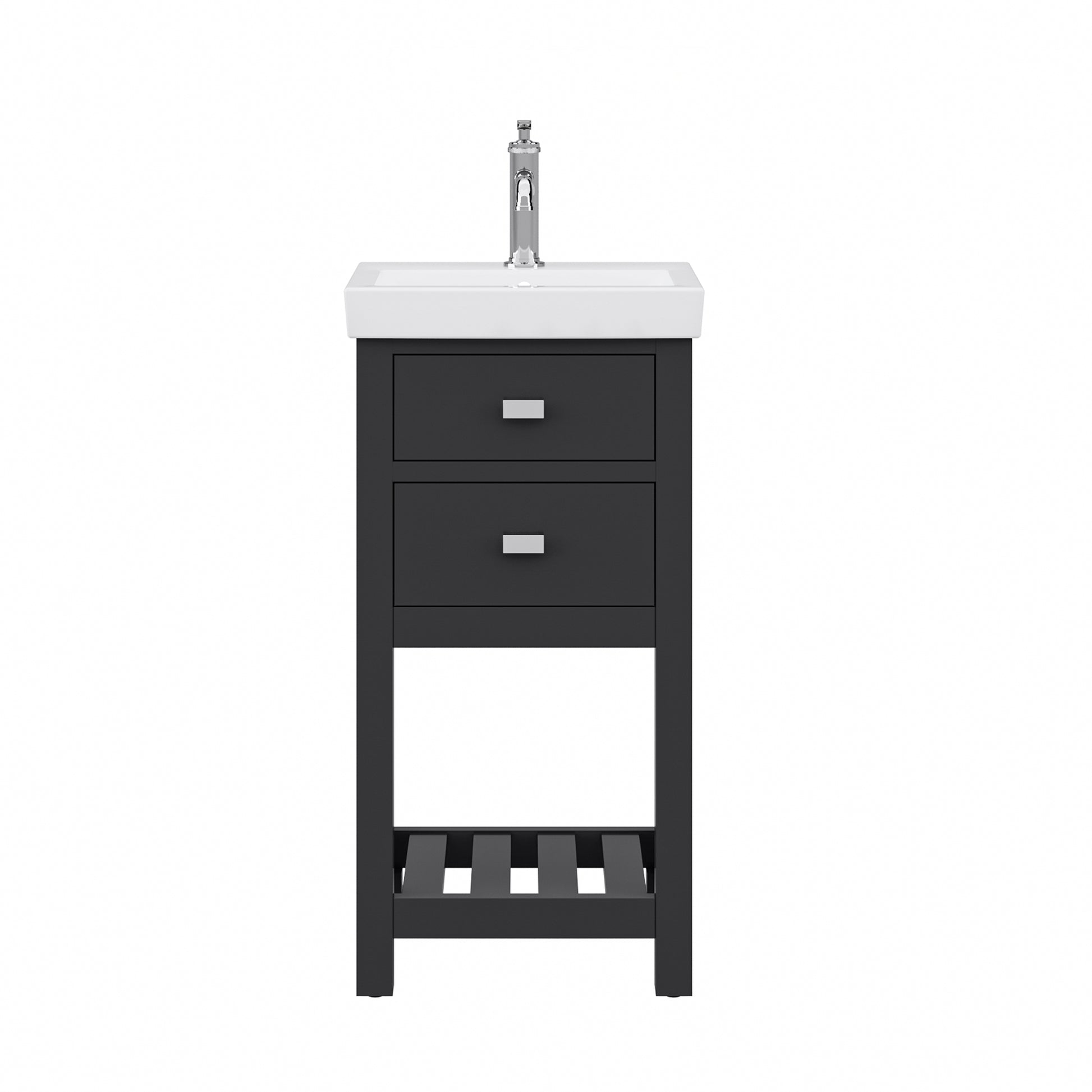 VERA 17.3"W x 34.4"H Espresso Vanity