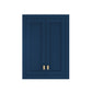 Madison Collection Wall Cabinet In Monarch Blue