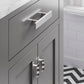 MADISON 24"W x 34"H Cashmere Gray Single-Sink Vanity + Faucets