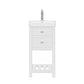 VERA 17.3"W x 34.4"H Pure White Vanity