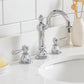 QUEEN 48"W x 34"H Cashmere Gray Single-Sink Vanity with Carrara Quartz Countertop + Faucets (F2-0012-01-TL)