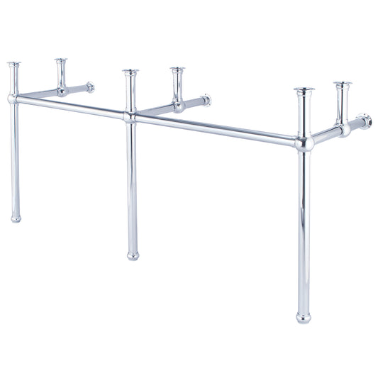 EMBASSY 72"W x 34"H  Double Washstand and P-Trap included, in Chrome Finish