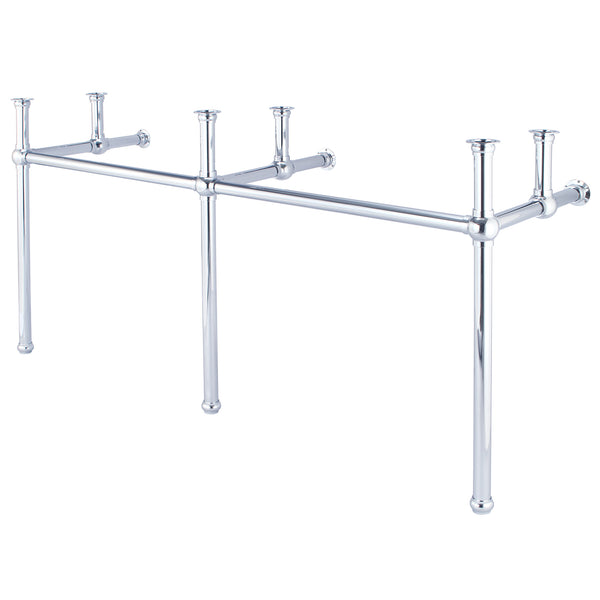 EMBASSY 72W x 34H  Double Washstand and P-Trap included, in Chrome Finish