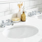 QUEEN 60"W x 34"H Cashmere Gray Double-Sink Vanity with Carrara Quartz Countertop + Faucets & Mirror (F2-0009-01-BX)