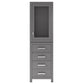 Madison Collection Linen Cabinet In Cashmere Grey