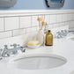 QUEEN 72"W x 34"H Cashmere Gray Double-Sink Vanity with Carrara Quartz Countertop + Faucets & Mirror (F2-0009-01-BX)