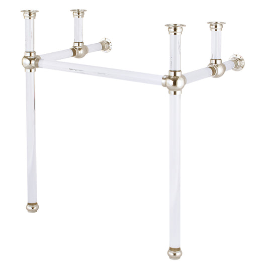 EMPIRE 30"W x 33"H  Single Washstand and P-Trap included, in Polished Nickel Finish